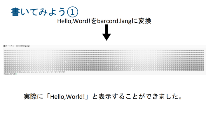 難読言語 HelloWorld